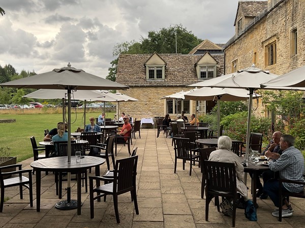 Outside seating area