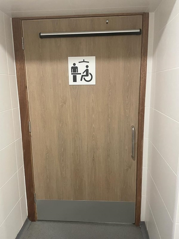 Changing Places toilet door
