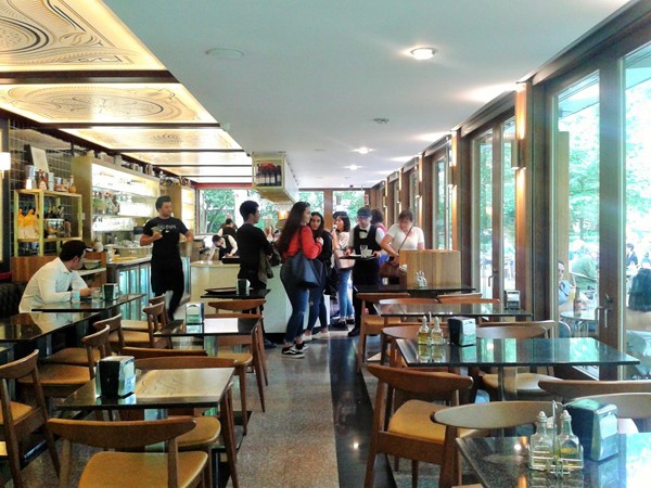 Inside Café Tropea