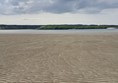 Showing a small part of the beach looking towards the sea.