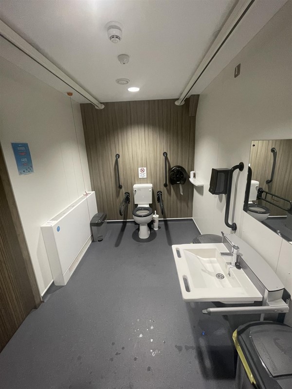 Image of an accessible toilet