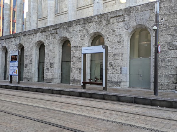 Image of platform and signage