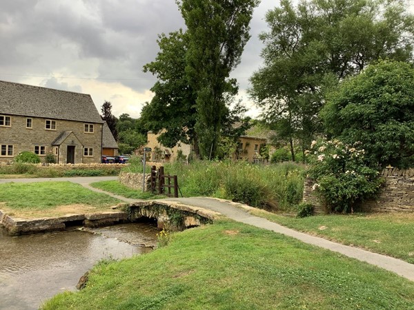 River and house