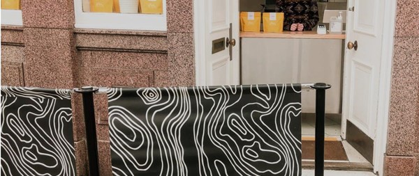 Temporary takeaway counter
