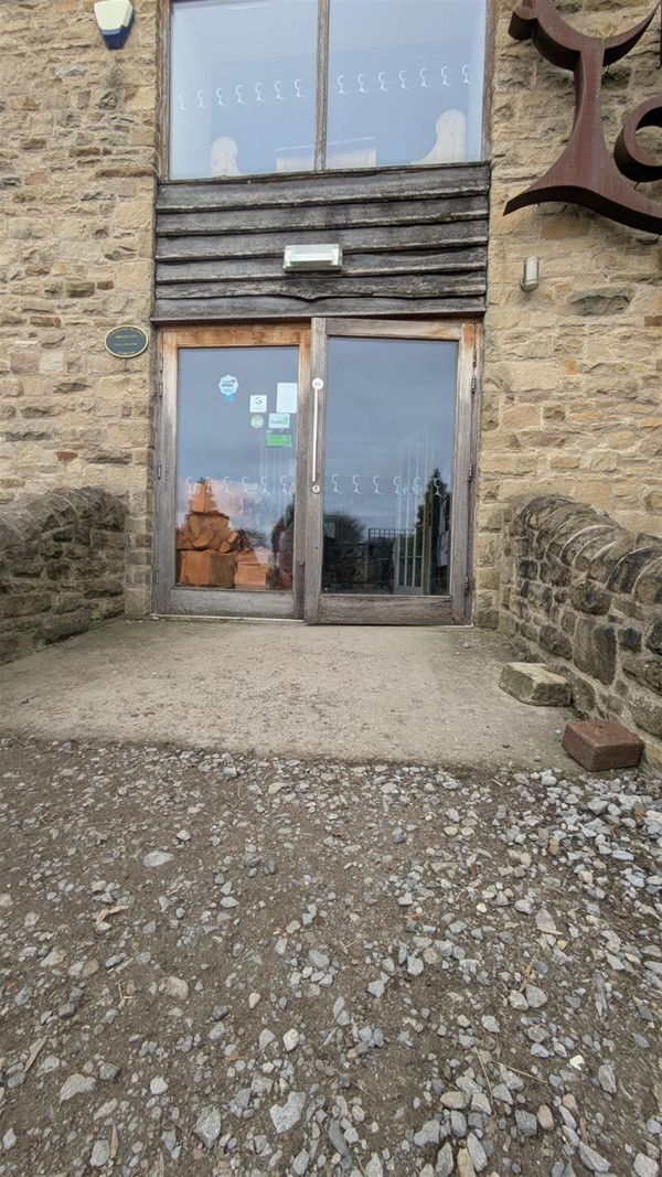 Entrance to the venue.