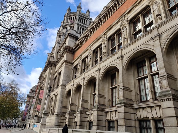 The front of the museum