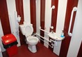 Accessible toilet at Glasgow Speedway