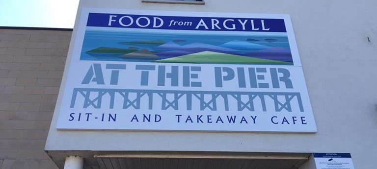 Food from Argyll at the Pier Cafe