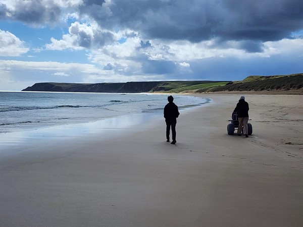 Image of people on the beach