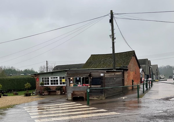 A couple of outbuildings adapted to sell produce