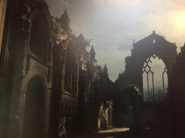 Ruins of Holyrood Abbey.