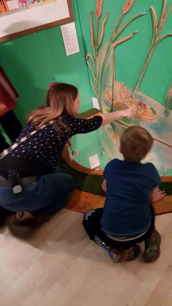 Visitors at Seven Stories