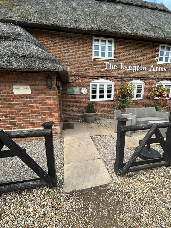 Image of a thatched building