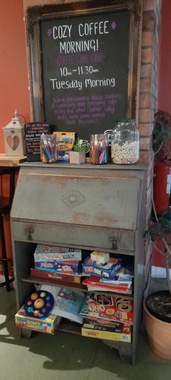 Coffee morning sign