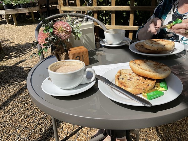 Image of a table with food