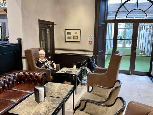 Image of a seating area.