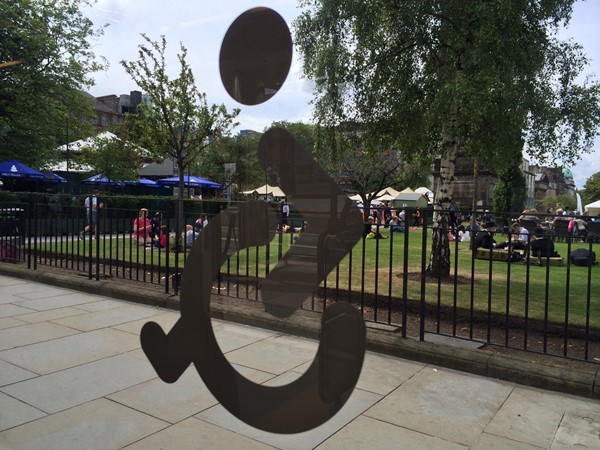 Picture of Pop - Up St. Andrews Square - Edinburgh - Wheelchair Sign
