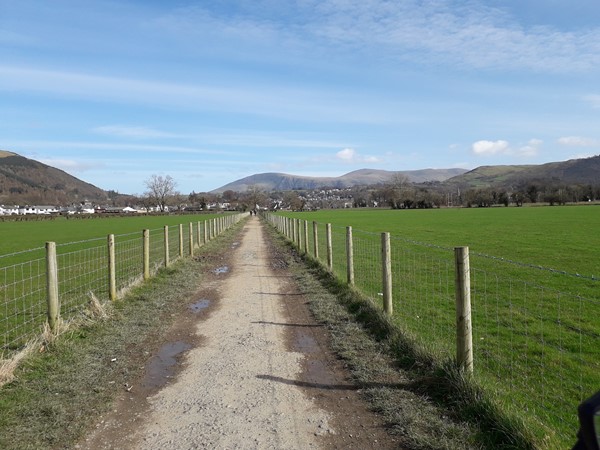 Traffic free path from Keswick to Portinscale