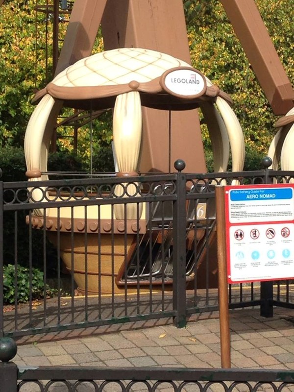 Picture of Legoland Windsor - getting on a ride