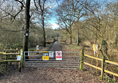 Picture of a gate into woodland