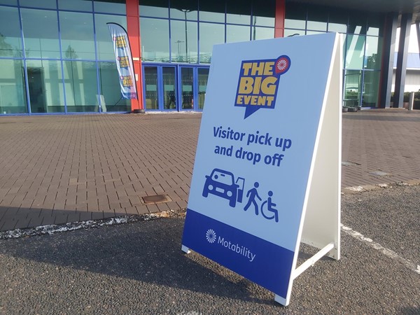 Image of a sign for The Big Event