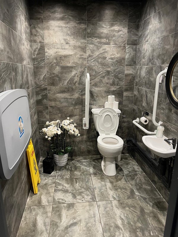 Image of an accessible toilet