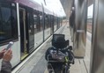Picture of Edinburgh Trams - Powerchair at Tram Stop