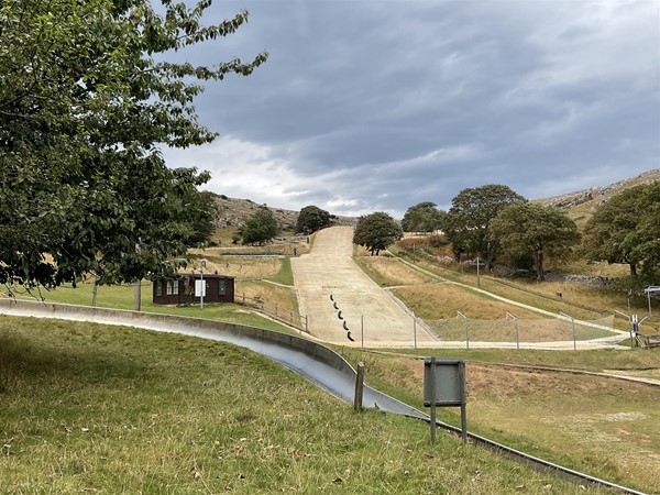 Ski-slope and toboggan ride