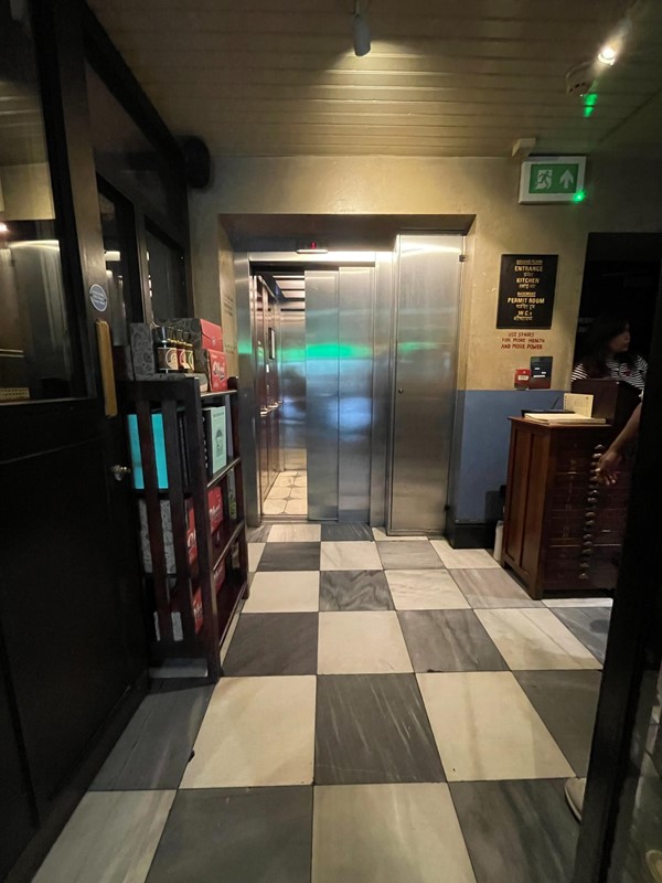 Area in front of lift on first floor