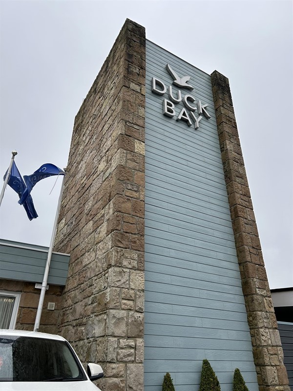 Image of a hotel sign