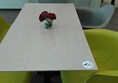 Four seated table and two seated table available, close to the café till area.