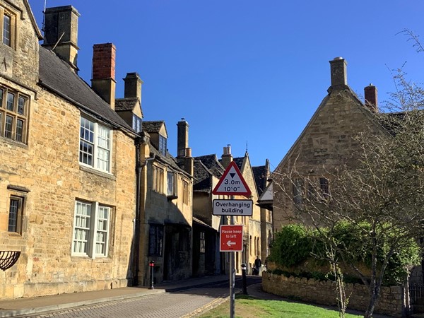 A short drive of a few yards Park Road then becomes Lower High Street before you need to take the cobbled street leading off to your left