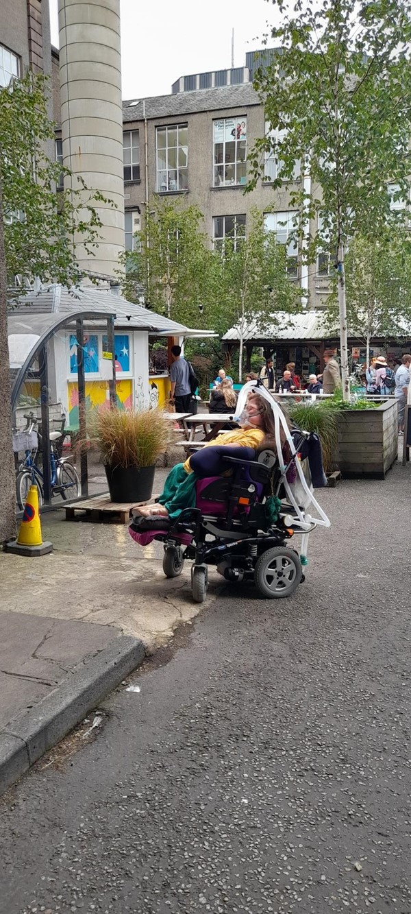 Powerchair user