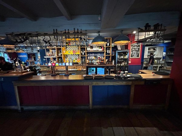 Well stocked bar :)