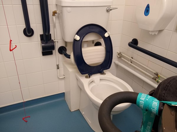 Disabled toilet. #ReviewsInTheLoos