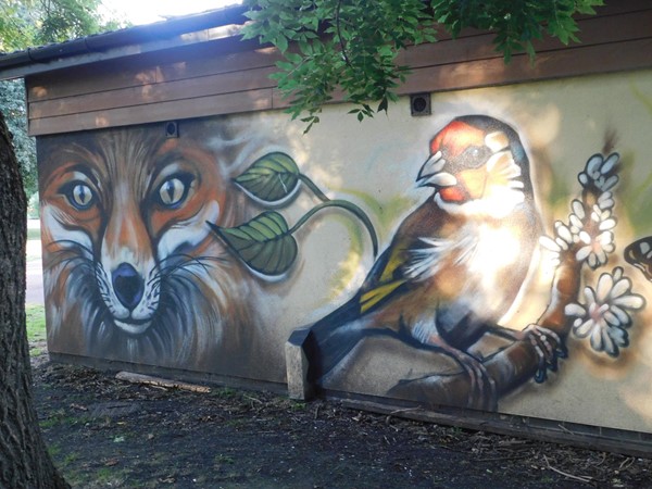Picture of a Mural at Ridley Park, Blyth