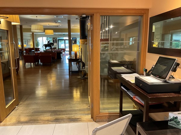 Picture of the inside of the hotel