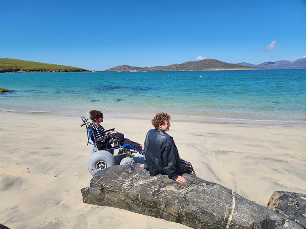 Image of people on the beach