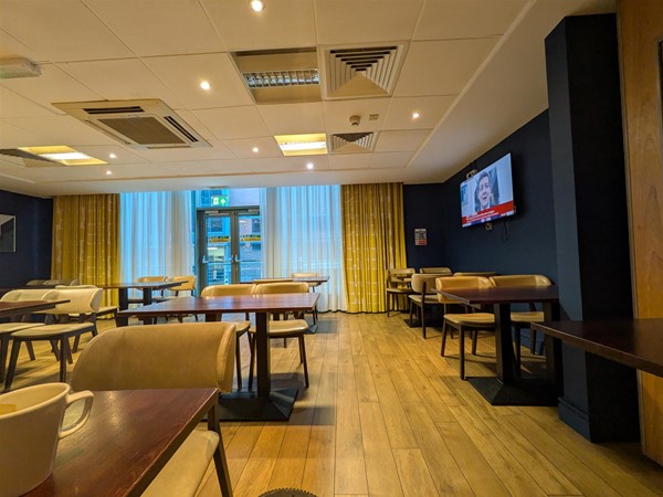 image of seating area in the café