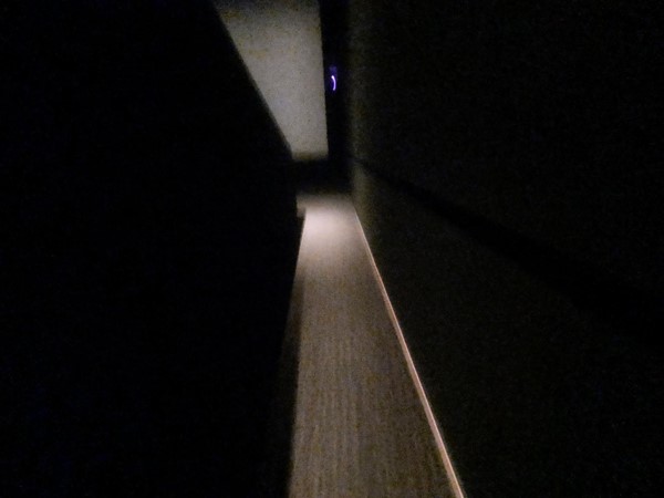 Picture of a floor in the dark