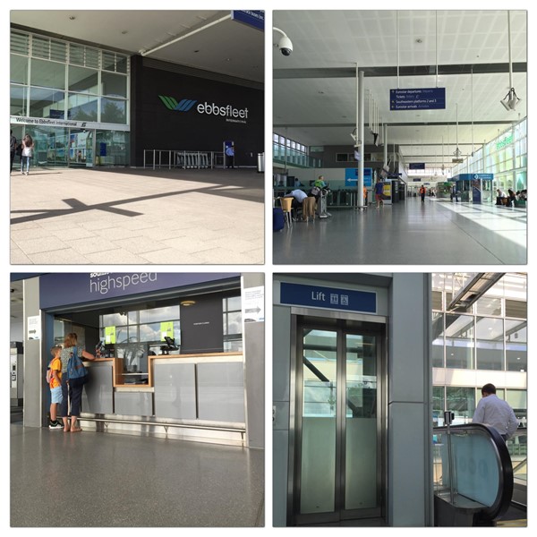 Inside the terminal