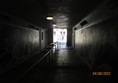 This is the tunnel to the courtyard in front of the aquarium