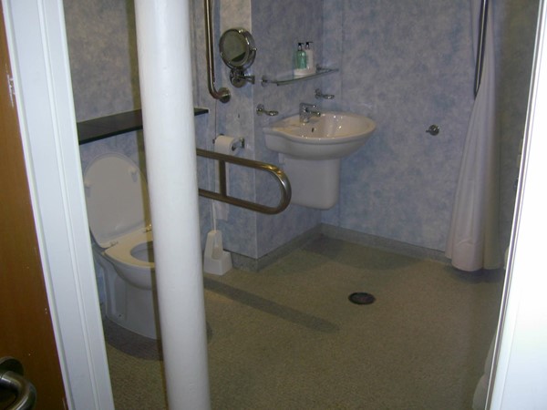 Photo of the accessible loo.