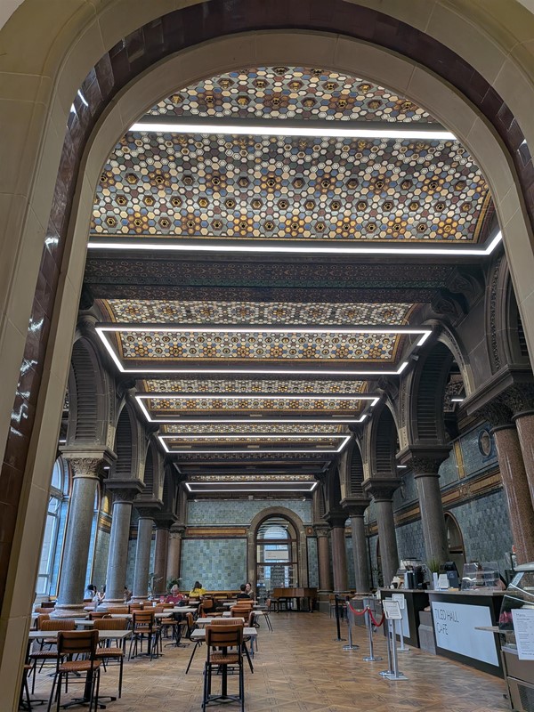 image of view from the art gallery entrance