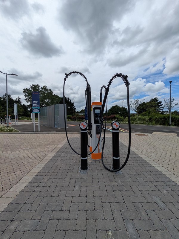 Image of EV chargers