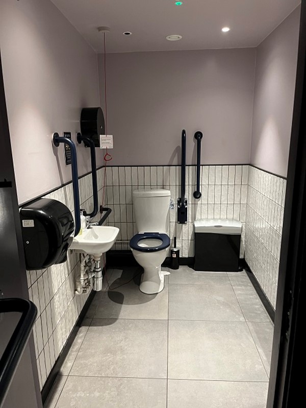 Image of an accessible toilet