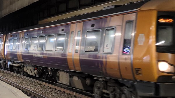 Image of train on the platform