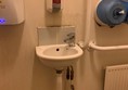 Sink area in accessible toilet