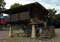 Example of a traditional building at the Museum of the Asturian People which was nice to look at but only accessible via steps, and with knobbly paths around it