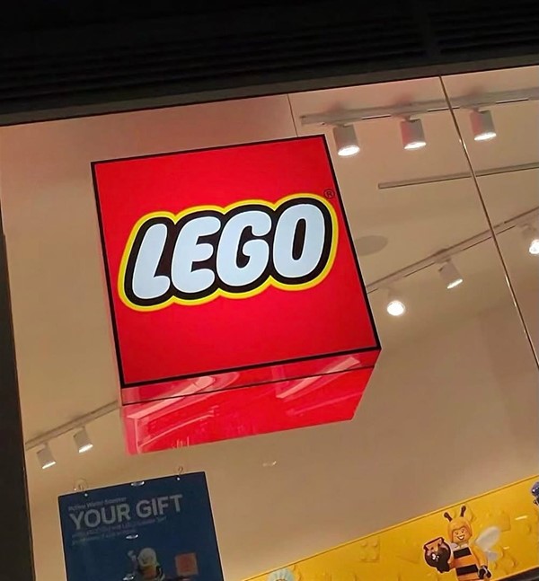 Image of a lego sign